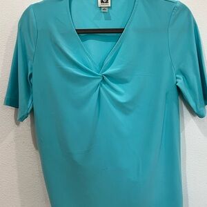 Anne Klein Turquoise Blouse